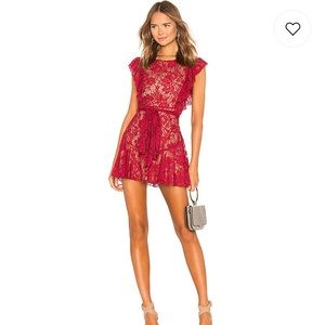 Majorelle red dress